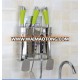 Moveable Fashion Eco-friendly Kitchen Utensil Stainless Steel Kitchen Furniture