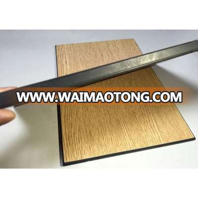 Woodgrain color high pressure laminated HPL sheet for bowling alleys