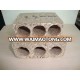 28mm 33mm 34mm Hollow Core Tubular Chipboard / Particle Board For Door core