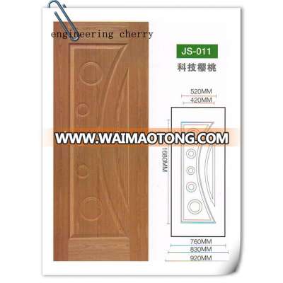 Moulded door skin/Veneer HDF door skin/Nature wood veneer MDF