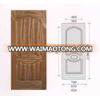 3X7 melamine laminated door skin natural teak door skin