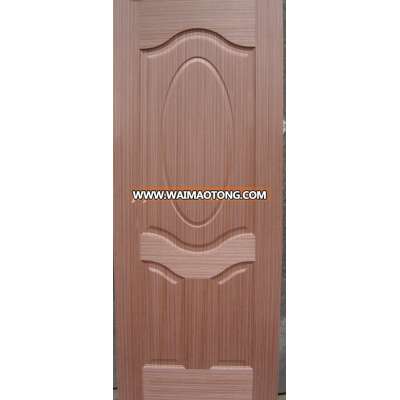 Factory price moulded melamine mahogany mdf door skin