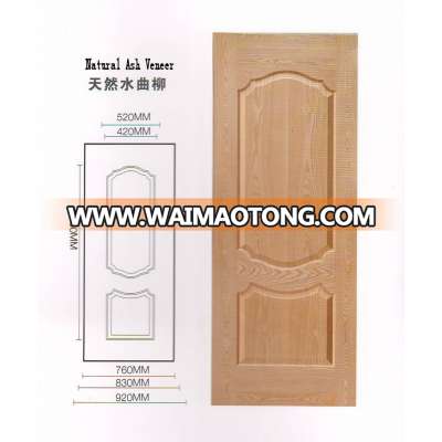 Double Convex Series HDF Wood Veneer Door Skin