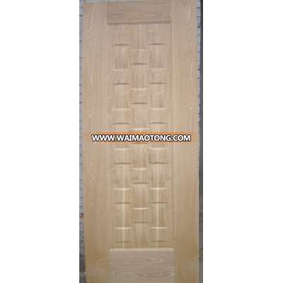 hdf/mdf 3mm natural teak veneer molded door skin