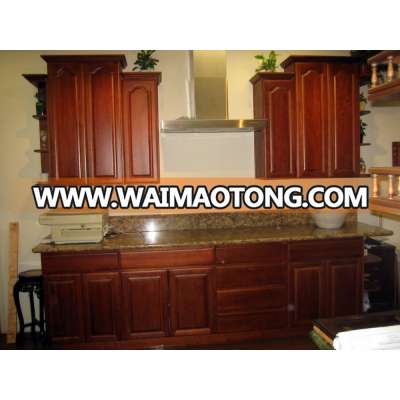 American Style Wood Kitchen Cabinet / modern kitchen cabinets