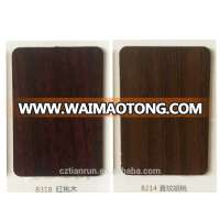 Woodgrain color facade HPL plate for exterior wall reconstruction